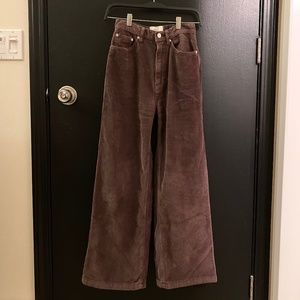 Urban Outfitters BDG High & Wide Corduroy Pant